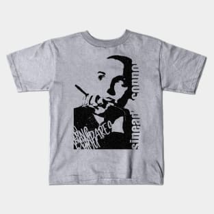 Sinead O'Connor - Vintage Stencil silhouette Kids T-Shirt